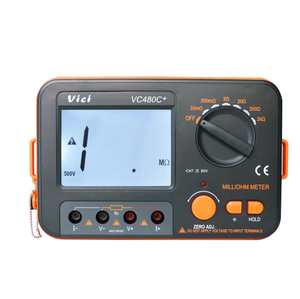 Milliohmmètre numérique et testeur de faible résistance Vici VC480C+ avec précision de 0,1 %, plage 0,1 M-2000, affichage LED - Product Image 1
