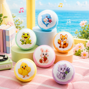 <span class=keywords><strong>Bombes</strong></span> de bain pour enfants à motifs d'animaux de dessin animé, non toxiques, douces, naturelles, sphères effervescentes, jouets de bain sûrs pour <span class=keywords><strong>les</strong></span> tout-petits, pour <span class=keywords><strong>les</strong></span> soins quotidiens au bain - Product Image 4