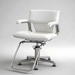 Chaise de barbier moderne avec base en métal, chaise de coiffure économique mais durable pour salon de coiffure - Product Image 5
