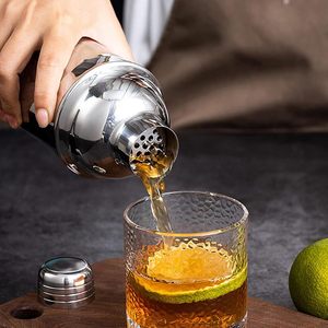 Shaker à cocktails en acier inoxydable 500 ml, mélangeur de boissons professionnel pour apéritifs, mojitos, martinis - Product Image 6