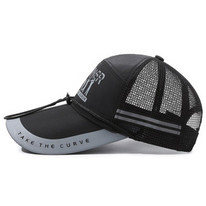Men's Summer Outdoor Sports Fishing Sun Cap Thin Mesh Breathable Quick-Drying Sun Protection Baseball Cap - Product Image 1