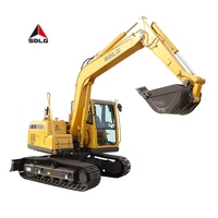 SDLG E680F penggali Mini di AS 5 nada penggali tahan lama 8 Ton Cina penggali hidrolik Mini untuk obral penggali Harga 305.5