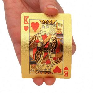 China Factory Stamping Playing Deck Gold Foil <b>Poker</b> Cards With Custom Logo - Product Image 1