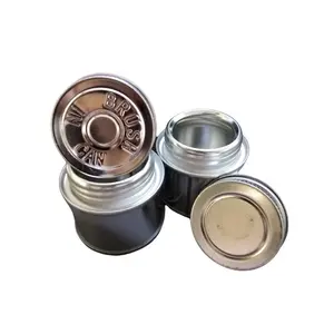 High Quality Service Metal Tin Can With Brush For Glue Solvent Pvc Glue Tins