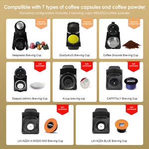 Cafetera Multi-Cápsulas, 19 Bares de Alta Presión, Compatible con Nespresso, Dolce Gusto y Café en Polvo para el Hogar - Product Image 4