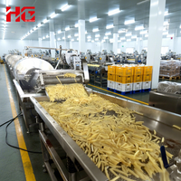 Ligne de production automatique de frites HG, machine à couper les frites, équipement automatique pour frites