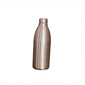 Modern Luxury Eco-Friendly Copper <b>Water</b> <b>Bottle</b> for Healthy Lifestyle Drinking Storage Travel Workplace <b>Gym</b> Yoga and Outdoor Use - Product Image 1