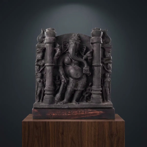 Réplique de sculpture Vinayaki, statue de Ganesha féminine du 11ème siècle, reproduction d'art de temple hindou et décor spirituel - Product Image 3