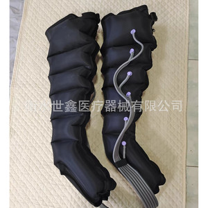 Masajeador de Piernas por Presión de Aire de 6 Cavidades Negro con Terapia de Acupresión y Amasamiento para Rehabilitación de Hemiplejia por Accidente Cerebrovascular - Product Image 3