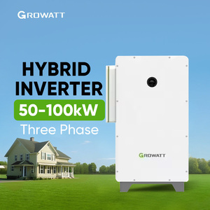 Growatt 50kW 75kW 63kW ハイブリッドソーラーインバーター 業務用 三相 高効率 MPPT バッテリー蓄電システム 100kW - Product Image 3