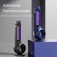 Lampe anti-moustiques électrique à LED, rechargeable par USB-C, piège à insectes UV pour usage domestique