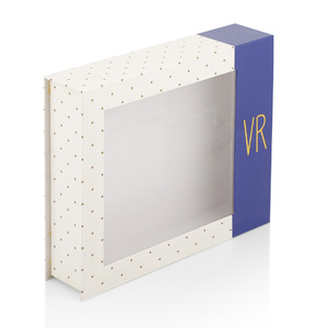 Handmade High Scatola Regalo With Pvc Windows Magnetic Lid Gift <b>Paper</b> <b>Box</b> for Clothing - Product Image 2