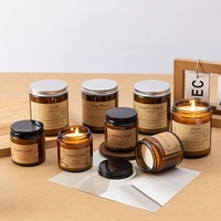 Tablettes de cire parfumée en verre à la cire de soja pour le commerce extérieur, parfum Carillon Bleu des Fêtes, en boîte cadeau cylindrique, souvenir d'anniversaire