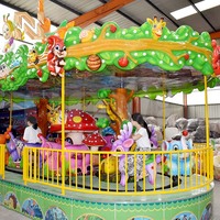 Manège de parc d'attractions Nova Rides 9 places, thème Jungle Knight, pour centre commercial, vente directe, attractions de parc d'attractions