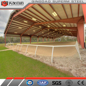 Edificios Prefabricados de Acero, Estructura de Acero, Pista de Equitación Interior, Edificio en <span class=keywords><strong>Venta</strong></span>, Establos Preconstruidos, Establos para <span class=keywords><strong>Caballos</strong></span> - Product Image 2