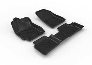 Venta caliente en América All Weather 3D TPE Car Floor Mat Impermeable Antideslizante Car Mat Uso para <span class=keywords><strong>Kia</strong></span> Forte 2023 - Product Image 2