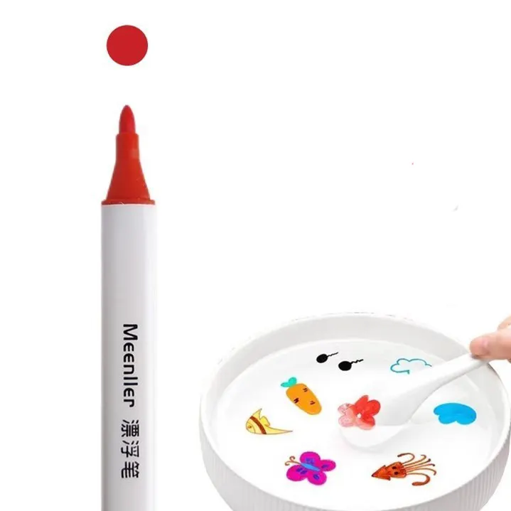 Bolígrafo flotante mágico para niños, venta al por mayor, 12 colores, lavable, acuarela, pizarra blanca, borrable