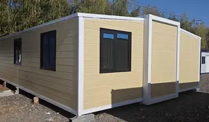 20ft 40ft katlanır genişletilebilir konteyner ev 3 yatak odası prefabrik katlanır minik ev modüler ev genişletilebilir konteyner ev