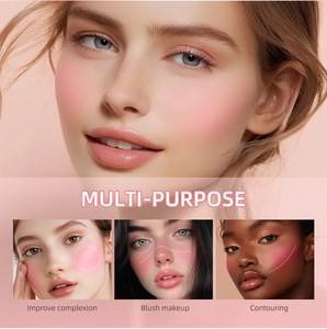 Lakerain Soft Face Blush Powder Contouring <span class=keywords><strong>Teint</strong></span> Improving Blush Makeup Powder Sponge Head Contour and Blush Stick - Product Image 5
