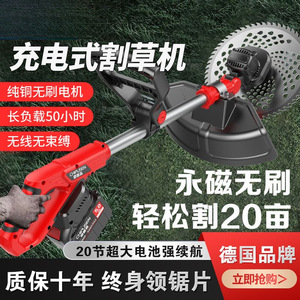 Chipsen Rechargeable Lawn <b>Mower</b> Battery Powered Cordless Swing Metal Blade German Brand High-End Series - Product Image 1