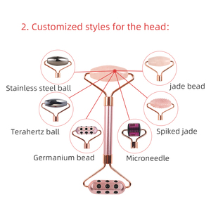 OEM/ODM Beauty <span class=keywords><strong>Facial</strong></span> <span class=keywords><strong>Roller</strong></span> Wand Skincare Tools Handheld Portable Custom Face Massage <span class=keywords><strong>Roller</strong></span> Germanio Jade <span class=keywords><strong>Roller</strong></span> - Product Image 6