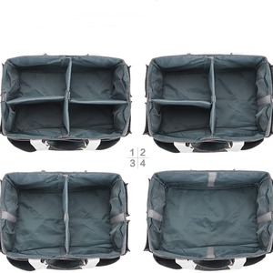 Bolsa de almacenamiento de tela Oxford con bolsillos para organizadores de papelería, uso en interiores - Product Image 4