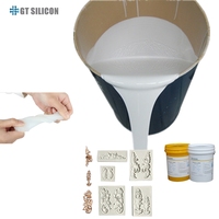 Caoutchouc de silicone liquide RTV2 Platinum Cure pour la fabrication de moules de pierres de parement / fabrication de moules muraux en PVC pour panneaux de plâtre 3D