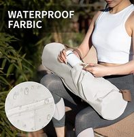 Tas Yoga Premium Wanita Anti Air Bahan Polyester Multi-Kantong Tali Selempang Dapat Disesuaikan Modis Tebal 1/4 inci 1/2 inci