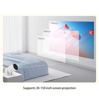 Projecteur Mini LCD Intelligent Android 11.0 d'Extérieur, Cinéma Maison Portable Auto HD, Projecteurs Vidéo Mini 4K