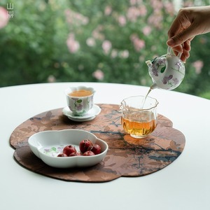 MSH <span class=keywords><strong>Tetera</strong></span> de lirio de los valles de porcelana blanca pintada a mano <span class=keywords><strong>Tetera</strong></span> fresca y sencilla - Product Image 4