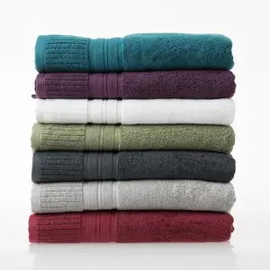 Towels Baths Luxury Bamboo Bath Hand Towels Eco-friendly Organic Bamboo Bath Towels Set With Custom Logo
