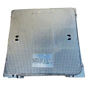 EN124 준수 A15 도난 방지 주유소 사각 하수도 씰 맨홀 커버 철 스틸 400x500x30mm 모델 사용자 정의 치수 - Product Image 4