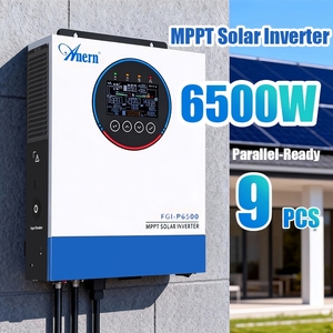 Onduleur Solaire Hybride 6200W <span class=keywords><strong>48V</strong></span> <span class=keywords><strong>5kW</strong></span> 10kW Avec MPPT pour Système d'Énergie Solaire pour la Maison et les Administrations - Product Image 1