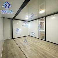 Maison modulaire préfabriquée anti-ouragan en conteneur extensible de 20 pieds et 40 pieds, bâtiment préfabriqué, maison avec salle de bain, maison portable