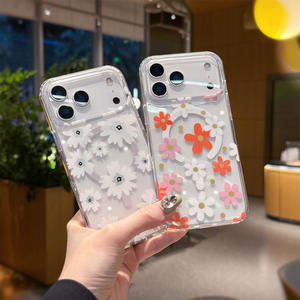 Custodia per telefono in TPU <span class=keywords><strong>trasparente</strong></span> resistente a goccia per quattro stagioni per iPhone 17 Pro 16 15 N52 <span class=keywords><strong>Cover</strong></span> protettiva magnetica - Product Image 2