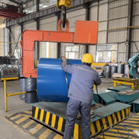 Tôles de toiture ondulées en acier galvanisé IBR Zinc PPGI PPGL Bobines de tôle en étain Rouleaux métalliques - Pliage Découpe Soudure ASTM JIS