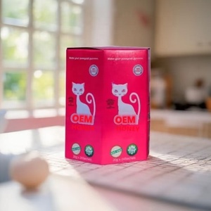 Pack de 24 sachets de miel <span class=keywords><strong>naturel</strong></span> VIP Royal Honey Pink Honey pour femmes, emballage OEM en gros pour la vitalité féminine – USA - Product Image 4