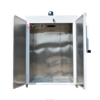 Sécheuse à air chaud, four électrique, moteur électrique, matériel de durcissement au silicone, deux portes, industriel, lot de 28 kW, garantie de 3 ans