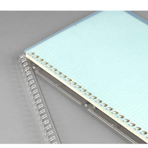 Tự làm A5 20 lỗ ràng buộc Vòng Loose-Leaf A4 1 màu nhựa đơn giản khuyến mại Vòng chất kết dính mở có thể tháo rời văn phòng phẩm - Product Image 5