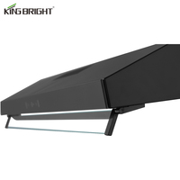 Hotte d'échappement à Double moteur de 90cm de haute qualité, à commande tactile, noire, pour cuisinière, fumée