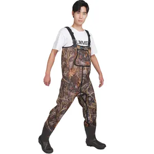 Manufacturer Custom Waterproof Breathable Neoprene Fullbody Suit Respirable Chest Hunting Fly Fishing Waders