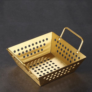 Parrilla antiadherente de acero al carbono resistente de estilo coreano para barbacoa, parrillas para <span class=keywords><strong>Wok</strong></span>, carne vegetal, Pescado, parrilla de <span class=keywords><strong>verduras</strong></span>, cesta para freír - Product Image 6