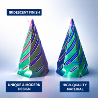 Vente en gros de jouets anti-stress à la mode, mini vortex en spirale imprimé en 3D pour enfants