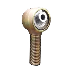Rodamiento esférico de rótula de eje flexible macho de acero cromado 4130/P0 de precisión métrica con diámetro interior de 2-5/8, 9/16, 1 1/4-12 - Product Image 2