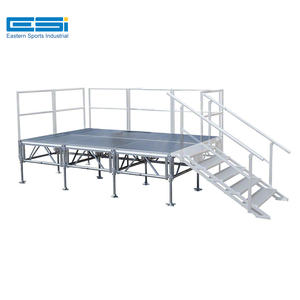 Escenario de aluminio portátil ligero ESI para un fácil transporte para conciertos y actuaciones, pantallas de armazón para eventos - Product Image 4