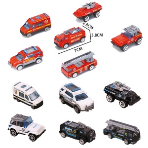 Samtoy-Vehículos <span class=keywords><strong>de</strong></span> construcción <span class=keywords><strong>de</strong></span> aleación 1:64 para niños, <span class=keywords><strong>de</strong></span> la policía juguete <span class=keywords><strong>de</strong></span> camión <span class=keywords><strong>de</strong></span> <span class=keywords><strong>bomberos</strong></span>, coche <span class=keywords><strong>de</strong></span> modelo fundido a presión con alfombra <span class=keywords><strong>de</strong></span> juego - Product Image 4