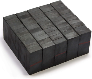 แม่เหล็กเฟอร์ไรต์เซรามิกทรงสี่เหลี่ยมขนาด 1 7/8" x 7/8" x <span class=keywords><strong>3</strong></span>/8" เกรด 8 รับผลิตแบบ OEM และ ODM - Product Image 5