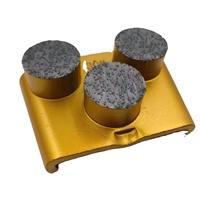 Tampons de polissage à sec diamant 4 "meuleuse de sol en béton/meuleuse de sol planétaire/meuleuse de béton planétaire livraison gratuite