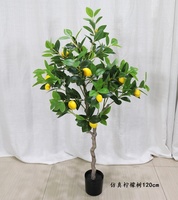 Caractéristiques des plantes artificielles, feuillage, traits décoratifs, arbre artificiel, citronnier vert, plantes artificielles plus variées