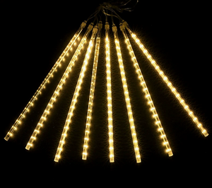 Lumières de Noël en forme de pluie de météores LED, lumières solaires de pluie de météores LED pour l'extérieur - Product Image 5